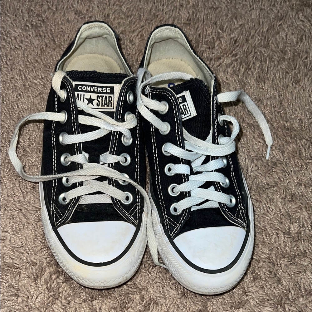 Converse Kids Black and White Sneakers